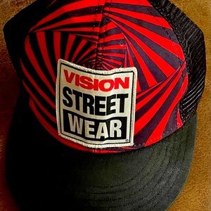 Vision Street Wear Vintage Net Back Skate skater Cap Trucker hat